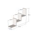 HANAH HOME Zidna polica Mist, braon - 835PUQ1619