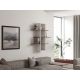 HANAH HOME Zidna polica Ardo, bela/braon - 835PUQ1641