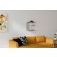 HANAH HOME Zidna polica Nezma, bela/braon - 835PUQ1647