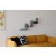 HANAH HOME Zidna polica Mist, antracit - 835PUQ1651