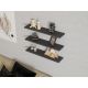 HANAH HOME Zidna polica Boss, antracit - 835PUQ1657