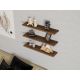HANAH HOME Zidna polica Boss, braon - 835PUQ1659