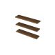 HANAH HOME Zidna polica Boss, braon - 835PUQ1659