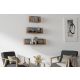 HANAH HOME Zidna polica Buzim, braon/crna - 835PUQ1662