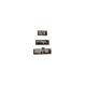 HANAH HOME Zidna polica Buzim, braon/crna - 835PUQ1662