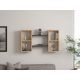 HANAH HOME Zidna polica Bambi, krem/antracit - 835PUQ1671