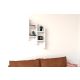 HANAH HOME Zidna polica Damla, bela - 835PUQ1675