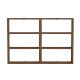 HANAH HOME Zidna polica Hexa, braon - EP3056909