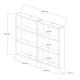 HANAH HOME Zidna polica Hexa, braon - EP3056909