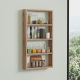 HANAH HOME Zidna polica Quatro, braon - 835PUQ1700