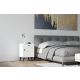 HANAH HOME Noćni ormarić Pila, bela - 835PUQ2711