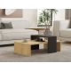 HANAH HOME Klub sto Glow 2/1, braon/antracit - 835PUQ2818