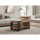 HANAH HOME Klub sto Ova, braon/antracit - 835PUQ2826