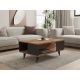 HANAH HOME Klub sto Yuka, braon/antracit - 835PUQ2833