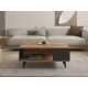 HANAH HOME Klub sto Yuka, braon/antracit - 835PUQ2833