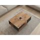 HANAH HOME Klub sto Yuka, braon/antracit - 835PUQ2833