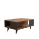 HANAH HOME Klub sto Yuka, braon/antracit - 835PUQ2833