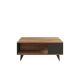 HANAH HOME Klub sto Yuka, braon/antracit - 835PUQ2833
