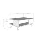 HANAH HOME Klub sto Yuka, braon/antracit - 835PUQ2833