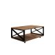 HANAH HOME Klub sto Refia, braon/crna - 835PUQ2835