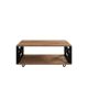 HANAH HOME Klub sto Refia, braon/crna - 835PUQ2835