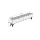 HANAH HOME TV komoda Paris, bela/braon - 835PUQ3021