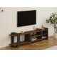 HANAH HOME TV komoda Zeyna, braon/crna - 835PUQ3028