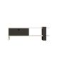 HANAH HOME TV komoda Funda, bela/crna - 835PUQ3029