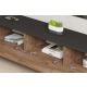 HANAH HOME TV komoda Pega, braon/crna - 835PUQ3031