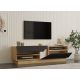 HANAH HOME TV komoda Yaprak, braon/crna - 835PUQ3057