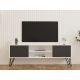 HANAH HOME TV komoda Hare, belo/crna - 835PUQ3061