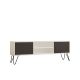 HANAH HOME TV komoda Hare, belo/crna - 835PUQ3061
