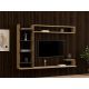 HANAH HOME TV komoda Noble, krem/antracit - 835PUQ3063