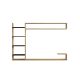 HANAH HOME TV komoda Noble, krem/antracit - 835PUQ3063