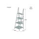 HANAH HOME Polica za knjige Passi, braon/crna - 835PUQ3602