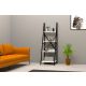 HANAH HOME Polica za knjige Passi, bela/crna - 835PUQ3604