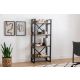 HANAH HOME Polica za knjige Adisa, braon/crna - 835PUQ3610