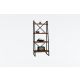 HANAH HOME Polica za knjige Alaro, braon/crna - 835PUQ3624