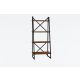 HANAH HOME Polica za knjige Alaro, braon/crna - 835PUQ3624