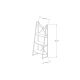 HANAH HOME Polica za knjige Alaro, braon/crna - 835PUQ3624