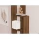 HANAH HOME Polica za knjige Wand, braon - 835PUQ3630