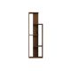 HANAH HOME Polica za knjige Wand, braon - 835PUQ3630