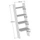 HANAH HOME Polica za knjige Solid, braon - 835PUQ3634
