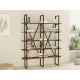 HANAH HOME Polica za knjige Burgaz, braon/antracit - 835PUQ3659