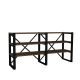 HANAH HOME Polica za knjige Milas, braon/crna - 835PUQ3662