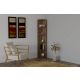 HANAH HOME Ugaona polica za knjige Levanzo, braon - 835PUQ3696