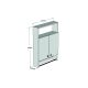 HANAH HOME Ormar za kupatilo Ela, braon - 835PUQ3903