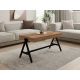 HANAH HOME Klub sto Room, crna/braon - 835PUQ5013