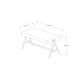 HANAH HOME Klub sto Room, crna/braon - 835PUQ5013