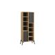 HANAH HOME Polica za knjige Otranto, krem/antracit - 835PUQ5306